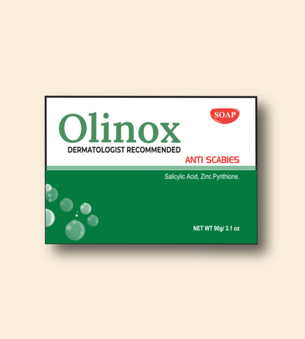 OLINOX ANTI SCABIES SOAP 90GM