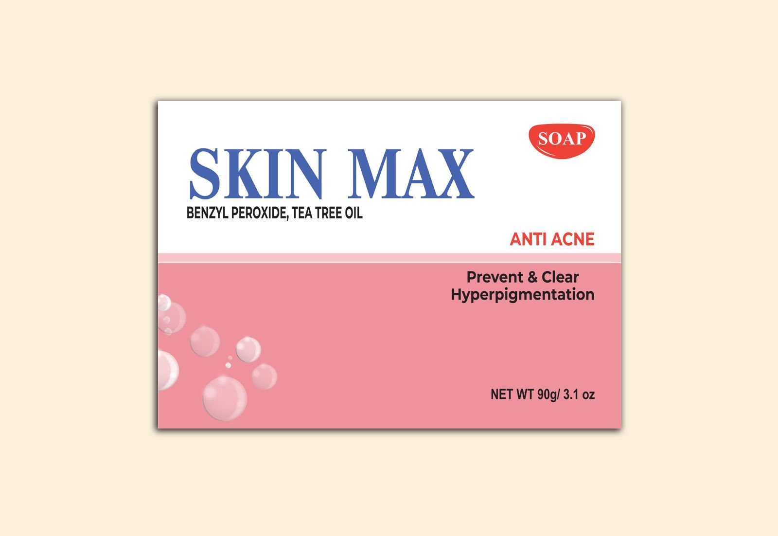 SKIN MAX ANTI ACNE SOAP 90.GM - Image 2