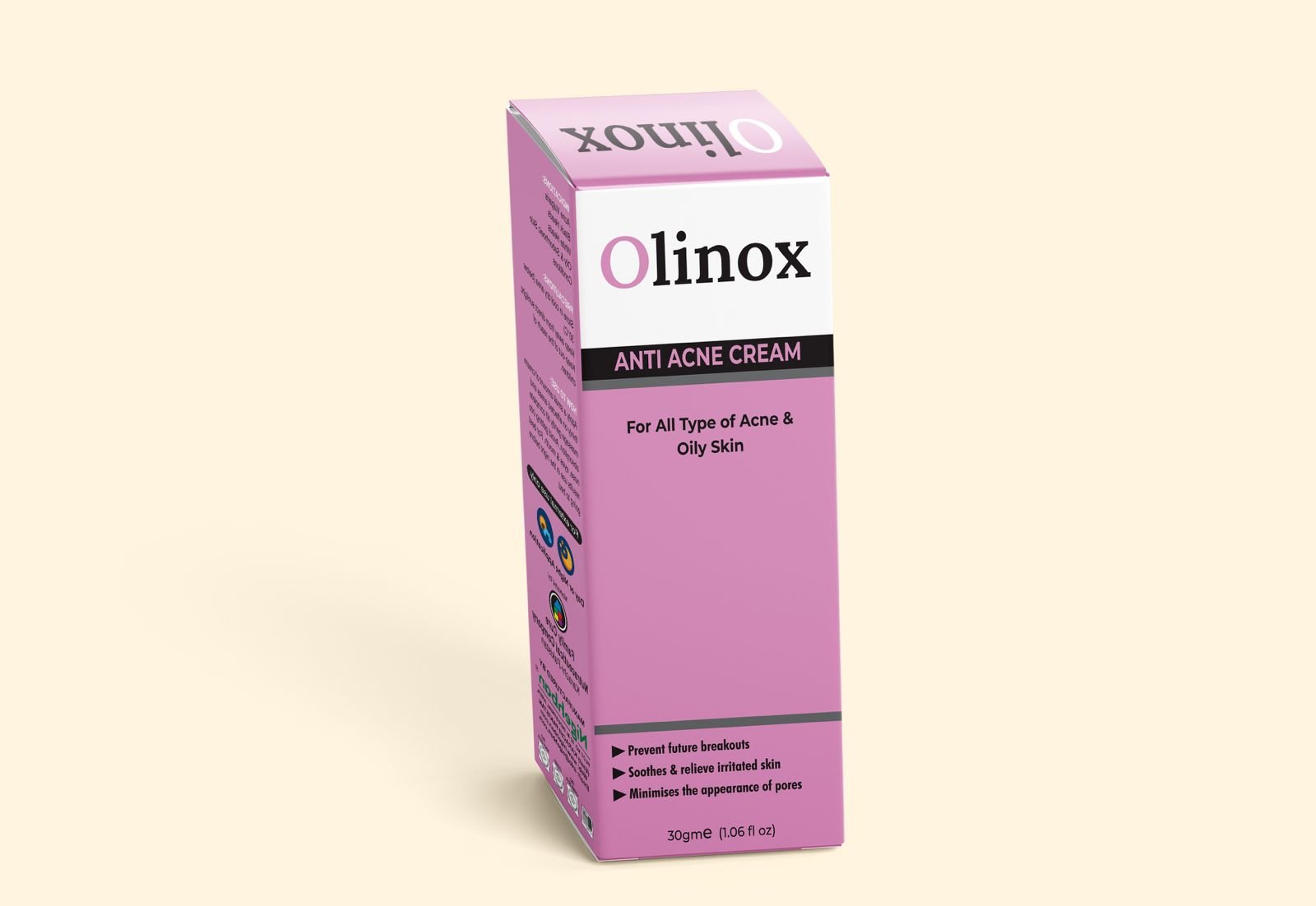 OLINOX ANTI ACNE CREAM 30GM - Image 2