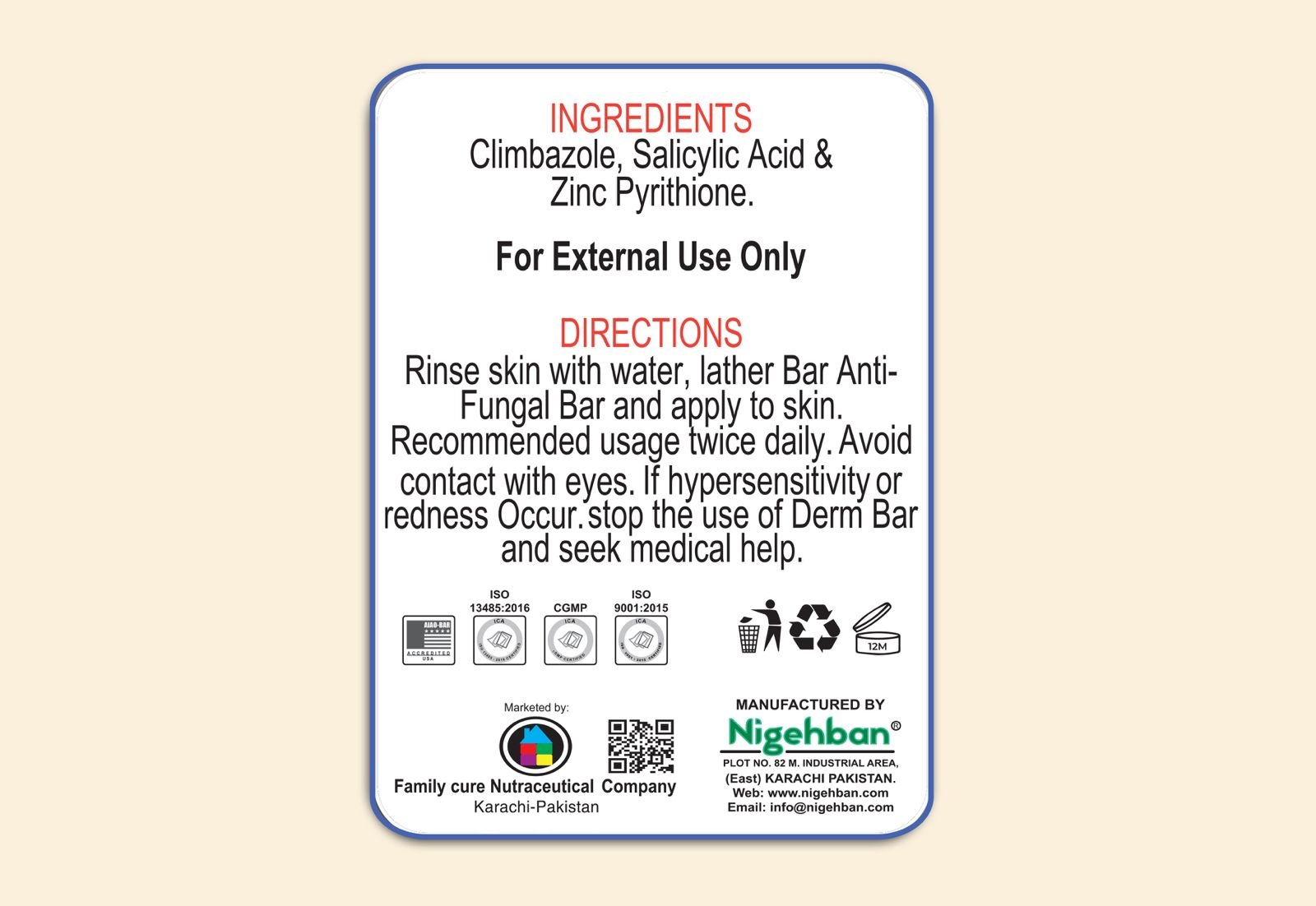 VOMAX ANTI FUNGAL SOAP 90GM - Image 5